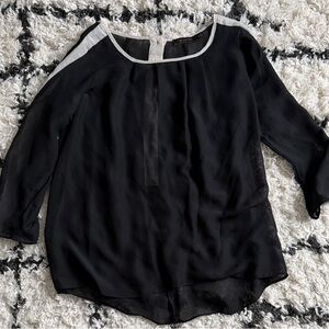 The Limited Black and White Women's Blouse